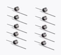 10 Piece 15mm V-Shaped Springs 304 Stainless Steel, 6 Laps, 0.3mm Wire Diameter, Outer Diameter 4.5mm, 180° Deflection Spring