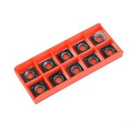10-Piece 15x15x2.5mm R150 Square Carbide Inserts for Woodworking Planer Cutter Heads - 4-for Edge Replacement, Solid Carbide,