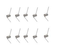 10 Piece 20mm V-Shaped Springs 304 Stainless Steel, 9 Laps, 0.5mm Wire Diameter, Outer Diameter 3mm, 90° Deflection Spring