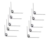 10 Piece 30mm V-Shaped Springs 304 Stainless Steel, 6 Laps, 0.6mm Wire Diameter, Outer Diameter 4mm, 90° Deflection Spring