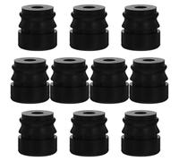 10 Piece /58 Gasoline Chainsaw Handle Buffer Rubber Anti-Vibration | Black Spare Part Set for Yard Work, Fits Handles and Mowers, Heavy-duty Use, Maintenance Savings