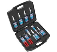 10 Piece Adhesive & Sealant Engineers Kit - Gasket Glue Epoxy Studlock Nutlock