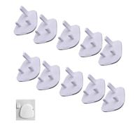 10-Piece Childproof Electrical Outlet Protectors, Home and School Safety Socket Covers, Secure Plug Guards, Protective Caps for Kids, Safety Covers for Sockets in Homes and Educational Settings