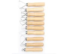 10 Piece Clay Ceramic Sculpture, Wax, Soap, Modeling and Carving Tool Set