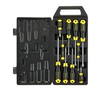 10 Piece Cushion Grip Screwdriver Set, Flared Pozi