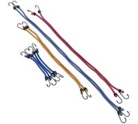 10 Piece Elasticated Bungee Cord Set - Assorted Sizes - 4 Different Lengths