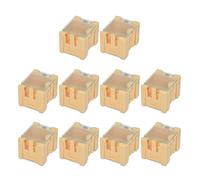 10-Piece Electronic Component Organizer Set - 31.5 x 21.5 x 25 mm Mini Storage Boxes with Wide 90° Opening & for AUTO-Lock, IPS Plastic, for SMD/SMT Chips, Resistors, Capacitors, Screws, was