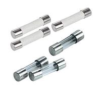 10-Piece Eska G Fuse Link T 1 a 5 x 20 mm 522.517 Slow (D) Glass Tube Fuses
