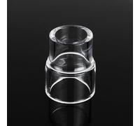 10-Piece for TIG Torch Glass & Gas Lens Kit for WP-17/18/26 Air-Cooled Torches - #12 Transparent Shield Cup, for Stubby Gas Lens, 17CB20G Collet