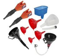 10 Piece Funnel Set For All Your Pouring Needs - Versatile Plastic Funnels And Spouts