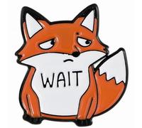 10-Piece Funny Cartoon Animal & Mood Speech Bubble Enamel Lapel Pin Set, Cute Cat Dog Bear Squirrel Emoji Expression Brooch with Sayings like Oh No, Ugh, Hmm, Whimsical Statement Badge for Jackets