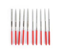 10-Piece Guitar Fret Nut and Saddle Slot Grinding File Set with Diamond Coated Blades, Luthier Repair Tool for Guitar Building and Maintenance