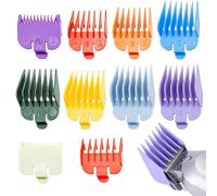 10-Piece Hair Clipper Guards Set Compatible with Wahl Trimmers, 1.5mm-25mm