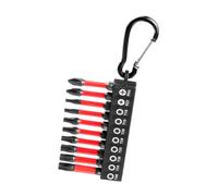 10-Piece Magnetic Torx Screwdriver Bit Set with 1/4" Hex Shank, 50mm Length for T7-T8, Compatible with Electric Drills and for Impact Wrenches A