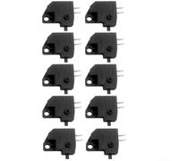 10 Piece Motorcycle Brake Light Stop Switch Lever for Front Left Right Handlebar Clutch Control Compatible Models (10Pcs Right)