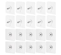10-Piece Picture Frame Hooks and 10-Piece Screw Wall Hooks, No Drilling Required, Traceless Hooks, Self-Adhesive Hooks, Hanging Hooks, Adhesive Hanging Nails, Home Accessories