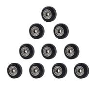 10-Piece Plastic Linear Bearing Pulley for 3D Printers - 24mm OD, 5mm ID, 10.2mm Height, Compatible with for 3, 3 Pro V2, for CR-10