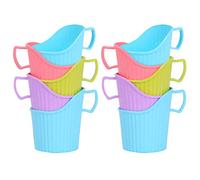 10-Piece Portable Paper Cup Holder with Handle: Insulated Cup Holder for Coffee & Drinks