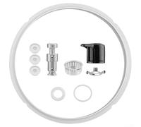 10 Piece Pressure Cooker Accessory Kit Silicone Gasket Steam Release Handle Float Valve for 5L 6L Electric Multi Cooker
