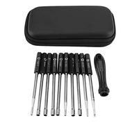 10-Piece Professional Carburetor Adjustment Tool Kit, Portable Screwdriver Set with Storage Box, 11.8cm Length, for Small 2-Cycle Engine Maintenance