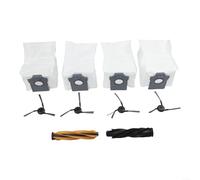 10-Piece Replacement Kit for Dreame D20 Pro D20 Pro Plus RLD43SA Robot Vacuum with Roller Side Brushes Dust Bags Hard Floor Pet Hair Cleaning
