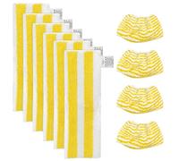 10 Piece Replacement Microfibre Cloth Set - Compatible with Kärcher Steam Cleaner EasyFix Mop Replacement Cover Set SC 2, SC 3, SC 4, SC 5 Steam Cleaner Floor Nozzle Microfibre Mop Accessories for All