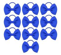 10-Piece Royal Blue Hair Accessories Set - Girls’ Bobbles, Bows, Headbands, and Clips for School and Everyday Use