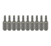 10 Piece Screwdriver Bit Set for Torx Head with 1/4inch Hex Shank, for Electricians and Mechanics ()