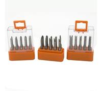 10 Piece Security Screwdriver Bit Set, 1/4" Hex Shank Magnetic S2 Steel Power Bits,Triangle,Y-Type,Inner Cross, Three-Point Bits for Game Console, Toy, Appliance Repair.