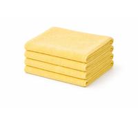 10 Piece Set Microfiber Cloths Cleaning Cloth Polishing Cloth Yellow
