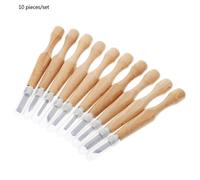 (10-piece set, One size) 5/6/8/10/12 Pcs Knife Woodcut DIY Tools Set For Wood Carving Hand Cutter Chisels