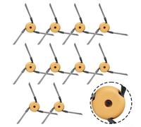 10 Piece Side Brush Replacement Set for DREAME X60 Max Ultra Robot Vacuum Cleaner Enhancing Dust Capture Along Baseboards