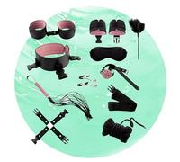 10-Piece Sponge Bed Yoga Flex Kit, Soft Plush Accessory, Comfortable Close Fit, Bed Stretching Training, Home Fitness Essential (Pink)+Y12