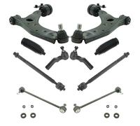 10 Piece Steering & Suspension Kit Control Arms w/Ball Joints Tie Rods End Links for Mazda 3