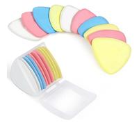 10 Piece Tailor's Chalk Set, Sewing Chalk Fabric Chalk in 4 Colours for Dressmaking, Sewing, Quilting & Crafts, Professional Chalk for Fabrics, 47 mm x 3 mm Marker Pen Accessories