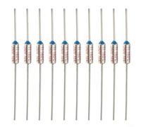 10 Piece Thermal Cutoff Fuse Set for 250V 10A Circuits and Electronic Devices (160)