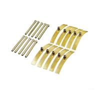 10 Piece Type 86 Electrical Box Saver Kit Adjustable Metal Repair Clips Screw Hooks Secure Outlet Switch Installation Residential Commercial Easy Placement