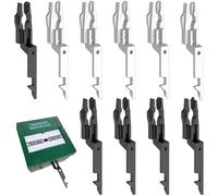 10-Piece Universal Fire Alarm Test Key Set, Fire Call Point Key (Black/White)