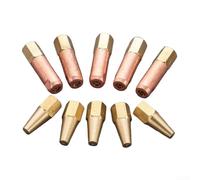 10 Piece Welding Nozzle Set for Gas Torch H012 Oxy Acetylene and Propane Compatible Tips for Metalworking