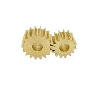 10 pieces 0.25 module 9 10 11 12 13 14 15 16 18 20 teeth copper gear CNC small module spur gear hole 1.48 mm(14 Teeth 3mm thick)