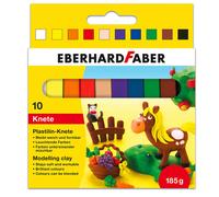 10 Pieces = 10 Eberhard Faber Modeling Clay Soft Bright Colors