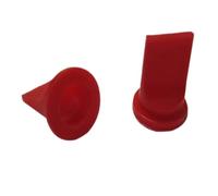 10 Pieces 10 x 6 x 12.7mm Red Silicone Duckbill Valve One-Way Check Valve for Liquid and Gas Backflow Prevent
