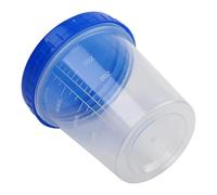10 Pieces 120ml Plastic Measuring Cups with Lids for Home Cooking and School Laboratory Applications (2)