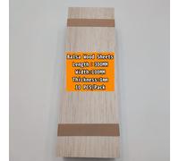 10 Pieces 1mm Balsa Wood Sheets 100mm X 300mm Natural Unfinished Wood for House Aircraft Ship Boat DIY Wooden Plate Model Craft Project US3001