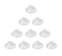 10 Pieces 20mm Mini Suction Cups Clear Thick Without Hooks Professional PVC Plastic Sucker Pads for Decoration Wall Home Bathroom Kitchen Car
