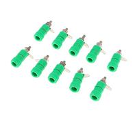 10 pieces 4 mm Banana Plug Socket Jack Banana Binding Post Connector Terminal green