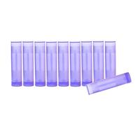 10 Pieces 5G Empty Lipstick Tubes - Refillable Balm Bottles Vials - Food Grade Plastic - Portable and - for Homemade Cosmetics - Mini Size for On-the-Go - - Purple