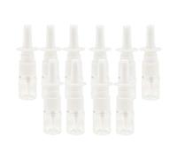 10 Pieces 5ml Mini Plastic Nasal Spray Bottles Fine Mist Sprayer Pump Transparent