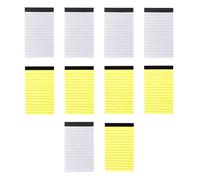 10 Pieces A7 Small Notepad, Notepad, Small Notebook, Pocket Notebook, Memo, Memo Pad, Shorthand Notepad