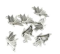10 Pieces Antique Silver Tone Jewellery Charms Crafts Arts Making Beading E2TJ1L Fairy Angel